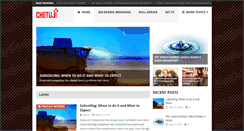 Desktop Screenshot of chetuji.com